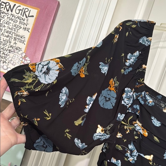 Maurices Black Sheath Dress with Puff Sleeves and Square Neck - Picture 3 of 11